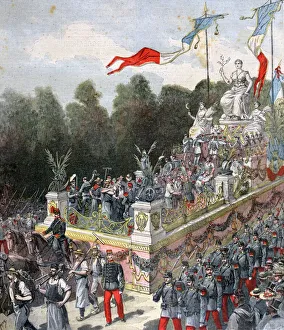 Die Flut der Harmonie und des Friedens, nationale Schicksalszeit am 22. September in Frankreich im Jahr 1892. Künstler: Henri Meyer