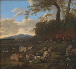 Die Schafherde, 1661. Ersteller: Jakob van der Does die Ältere