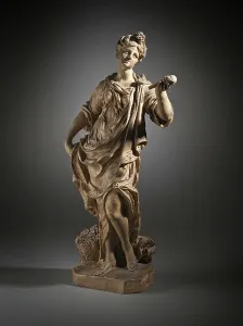 Roman Mythology Goddesses Drucke: Flora, 17th century. Creator: Unknown