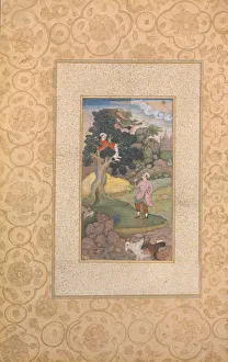 Mythical Creatures Painting Drucke: Folio from the Kathasaritsagara, ca. 1590. Creator: Unknown