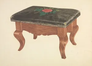 Fußkissen, um ca. 1939 von Frank Eiseman erstellt