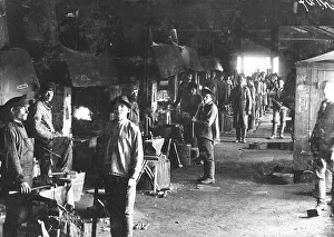 Coal Mining Industry History Drucke: Forge, 1911. Creator: Kozlov