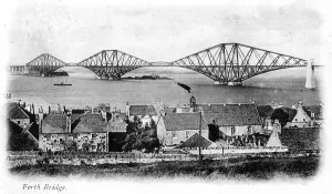 Historic Railway Bridges UK Drucke: Forth Bridge, Scotland, 1902