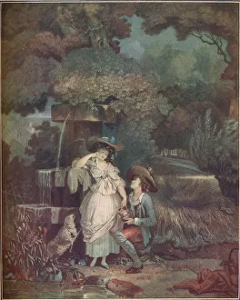 The Connoisseur Magazine Drucke: Fortune and Misfortune, or The Broken Pitcher