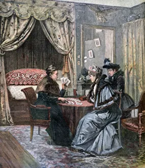 Tarot Card Reader Drucke: The Fortune Teller, 1892