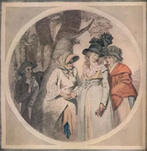 Female Figures In Nature Drucke: The Fortune Teller, 1911