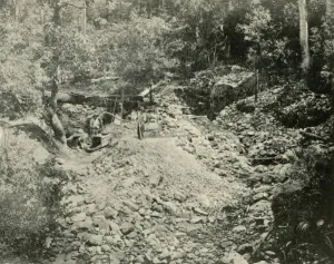 Federated Australia History Drucke: Fossickers at Work, 1901. Creator: Unknown