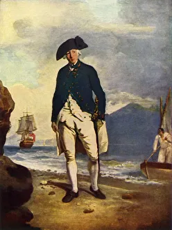 Captain James Cook Portrait Drucke: The Founder of Australia, c1948. Creator: Unknown