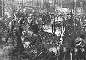 Black And White Artwork Britain Drucke: The Foundry, after Adolf Friedrich Erdmann Menzel
