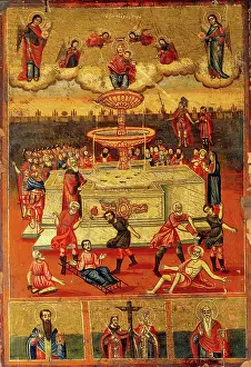 Coronation Of The Virgin Drucke: The fountain of life. Creator: Unknown