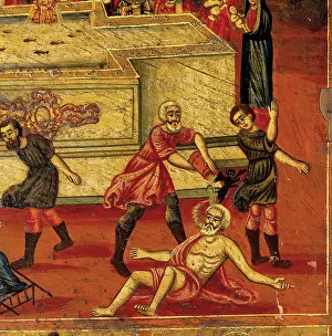 Religious Figure Depiction Drucke: The fountain of life. Creator: Unknown