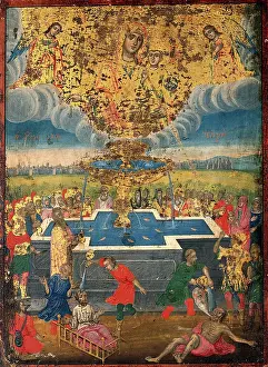 Biblical Character Depiction Drucke: The fountain of life. Creator: Unknown