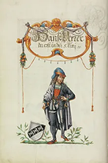 Aristocratic Family History Drucke: The Fourth Generation, Hans Derrer, about 1626-1711. Creator: Unknown