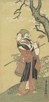 Ein Tanz von einem Fuchs aus dem Stück Die tausend Aprikosenbäume. Schöpfer: Ippitsusai Buncho
