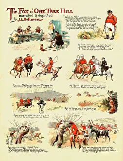Drucke von Der Fuchs von One Tree Hill, Teil eins, 1890. Aus The Graphic. Eine illustrierte wöchentliche Zeitung, Band 42. Juli bis Dezember 1890 D Drucke: Der Fuchs von One Tree Hill, Teil eins, 1890. Schöpfer: John Charles Dollman