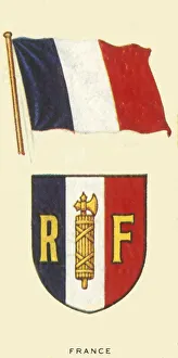 French Flag Drucke: France, c1935. Creator: Unknown