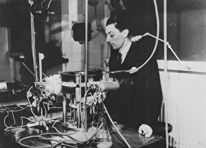 Nobel Prize Winner Chemistry Drucke: Frederic Joliot, French physicist, c1930