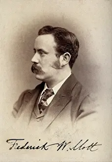 British Medical History Drucke: Frederick Walker Mott. Creator: Unknown
