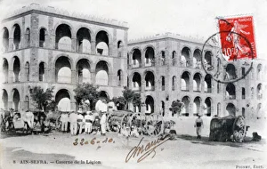 Französische Fremdenlegion-Kaserne in Ain-Sefra, Algerien, 1910. Künstler: Pignet
