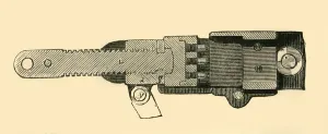 Französische Mitrailleuse - Abschnitt der Brechendes, c1872. Ersteller: Unbekannt.