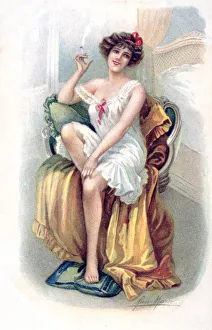 Französischer Briefumschlag, ca 1900