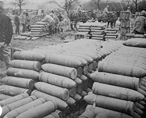Französische Ersatzschalen zwischen 1914 und 1918 von der Firma Bain News Service hergestellt wurden