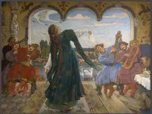 Russian Literature Classics Drucke: The Frog Princess, 1901-1918. Creator: Vasnetsov, Viktor Mikhaylovich (1848-1926)