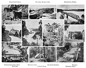 Australian Tourist Attractions Drucke: Frontispiece, c1900. Creator: Unknown