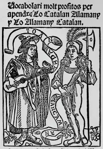 Frontispiece to a Catalan-German Dictionary dated 1502, (1934)