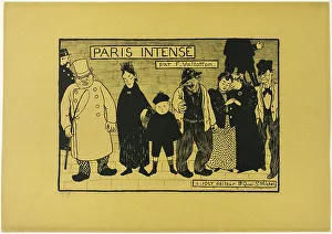 Felix Vallotton Art Drucke: Frontispiece to Paris Intense, 1894. Creator: Félix Vallotton