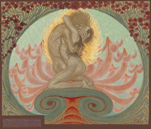Amorous Couple Art Drucke: Fulfillment, 1912