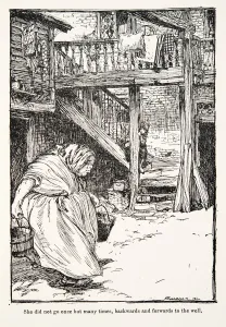 Brothers Grimm Illustrations Drucke: Fundevogel, 1909