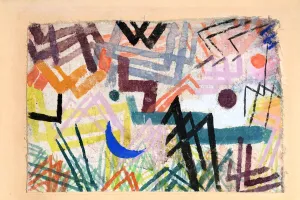 Spiel der Kräfte des Lechenlandeskaus, 1917. Ersteller: Klee, Paul (1879-1940)