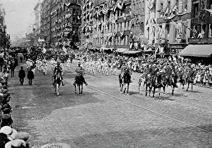 Black And White Vintage Photography Drucke: G.A.R. Parade, Rochester, between c1910 and c1915. Creator: Bain News Service