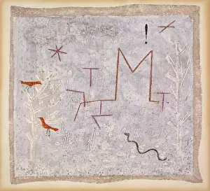 Drucke von Ein Tor in die Welt der Phantasie, offenbart durch das kreative Auge eines Künstlers Paul Klee Drucke: Bauerngarten-Tor K. 1932