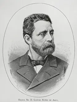Gaspar Núñez de Arce, spanischer Dichter und Politiker
