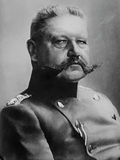 Prussian Statesman Drucke: Gen. Von Hindenburg, between c1910 and c1915. Creator: Bain News Service