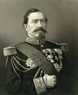 French Army Uniforms History Drucke: General Bourbaki, c1872. Creator: Unknown