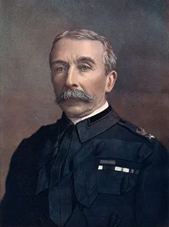 British Army General Drucke: General Edward Chapman, commanding the troops of Scotland, 1902. Artist: Elliott & Fry