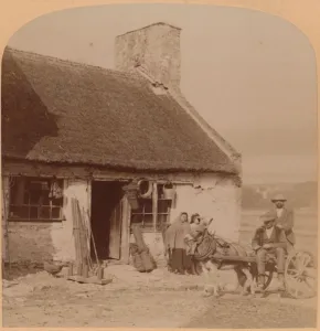 County Kerry Landscape Photography Drucke: A General Merchandise Store, Killorgin, Ireland, 1901. Creator: Underwood & Underwood