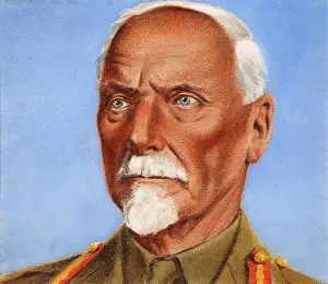 Military Uniform Art Drucke: General Smuts, c1944. Creators: William Timym, Central Office of Information