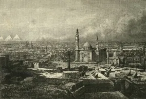 Cassells Illustrated Universal History Book Drucke: General View of Cairo, 1890. Creator: Unknown