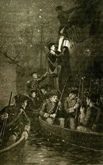 Seven Years War Images Drucke: General Wolfe's Attack on Quebec, (1902). Creator: Unknown