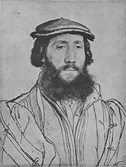 Hans Holbein Younger Artwork Drucke: A Gentleman: Unknown, c1535 (1945). Artist: Hans Holbein the Younger