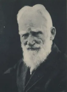 George Bernard Shaw Portrait Drucke: George Bernard Shaw, c1940s, (c1950). Creator: Bassano Ltd