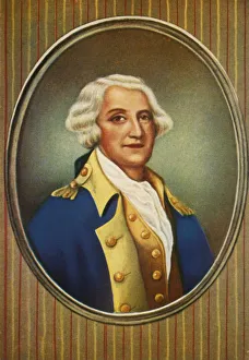 American Revolutionary Leader Drucke: George Washington, (1933). Creator: Unknown