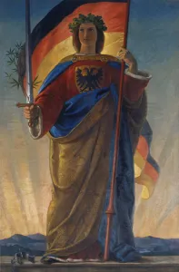 Nazarene Movement Artwork Drucke: Germania, 1848