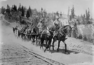 German Soldiers WWI Drucke: Germans in Carpathians, between c1915 and c1918. Creator: Bain News Service