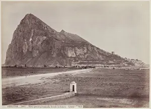 British Overseas Territory Images Drucke: Gibraltar, General View from the Boundary, between 1875 and 1900. Creator: Juan Laurent
