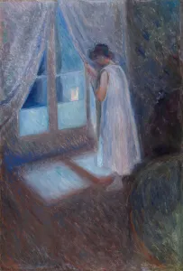 Die Mädchen am Fenster, 1893; Künstler: Edvard Munch